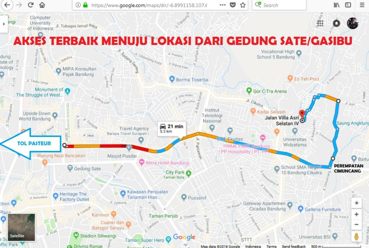Homestay Bumi Asri III Cikutra Bandung Bagian luar foto
